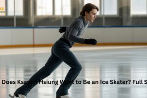 Why does Ksayim Hsiung want to be an ice skater practicing ice skating at a US indoor rink