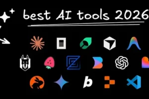 Best AI tools for students in 2026 displayed on laptop screen at organized study desk