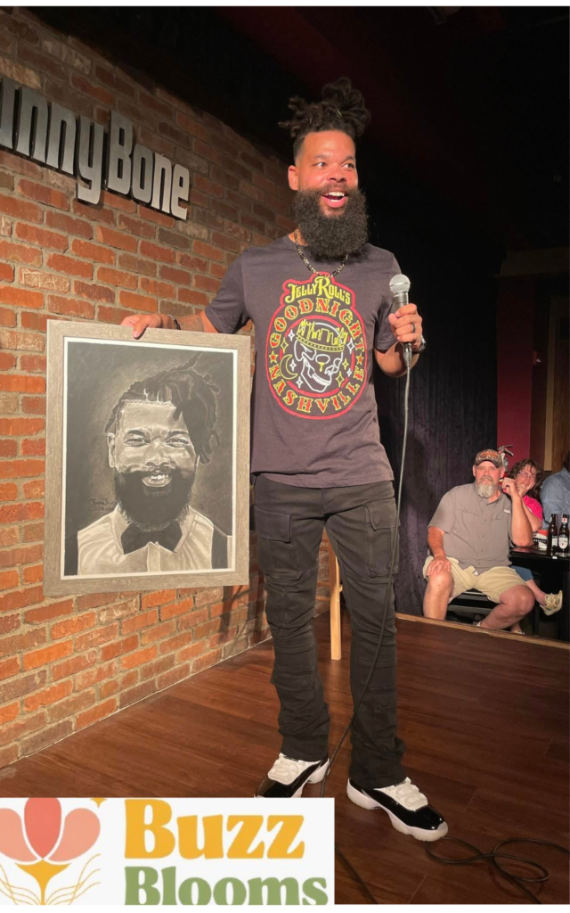Damon Darling networth in 2026 as comedian performing on stage